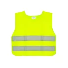 Fényvisszaverő mellény, gyerek méret, sárga EN471