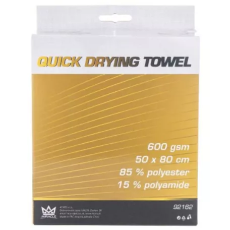 Gyorsszárító extra nedvszívó 600 gsm mikroszálas kendő 50x80 cm MIRACLE - 92162