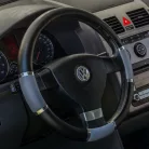 Volánvédő 37-39 cm fekete, világosszürke betétekkel - 92247