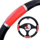 Volánvédő 37-39 cm fekete, piros betétekkel - 92254