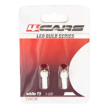 Izzó 1LED 12V 5050SMD T5, 2 db - 92414