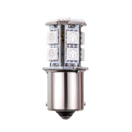 Izzó 13LED 12V S25-5050SMD BA15S piros 2 db - 92438