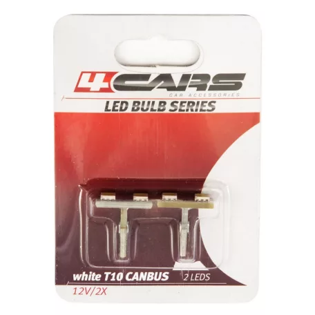 Izzó 2LED 12V 5050SMD T10, 2 db - 92520