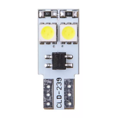 Izzó 4LED 12V CANBUS 5050SMD T10, 2 db - 92537