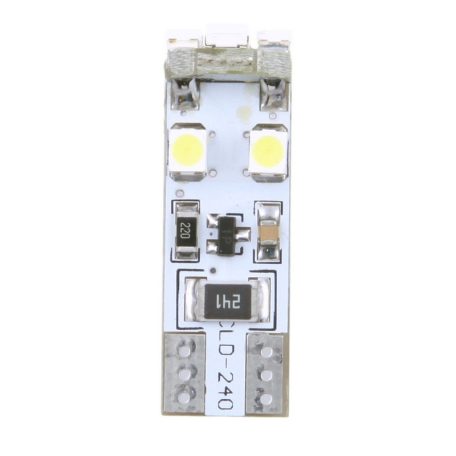 Izzó 8LED 12V CANBUS 3528SMD T10, 2 db - 92544