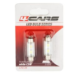 Izzó 2LED 12V FESTOON SMD T11x39 mm, 2 db - 92612