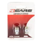 Izzó 4LED 12V T10, 2 db - 92773