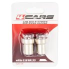 Izzó 8LED 12V G18, 2 db - 92780