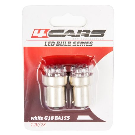 Izzó 8LED 12V G18, 2 db - 92780