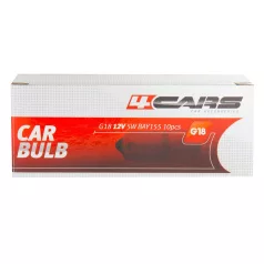 Izzó G18 12V/5W BAY15s - 10 db - 93107