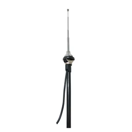 Antenna teleszkópos, króm, max. 94 cm, 2 m kábel DIN - 93862