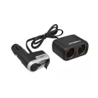 Szivargyújtó elosztó 2x12-24V, 1xUSB 5V/500 mA - 94142