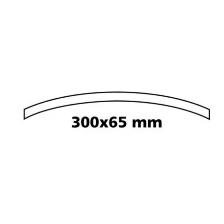 Tükör, belső kiegészítő, 300x65 mm panoráma - 94852