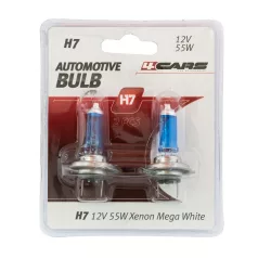   Izzó H7 12V 55W Xenon hatású Mega White 2 db, E-jeles - 95019