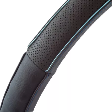 Volánvédő 37-39 cm, BŐR, fekete - 95040