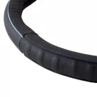 Volánvédő 37-39 cm, BŐR, fekete - 95040