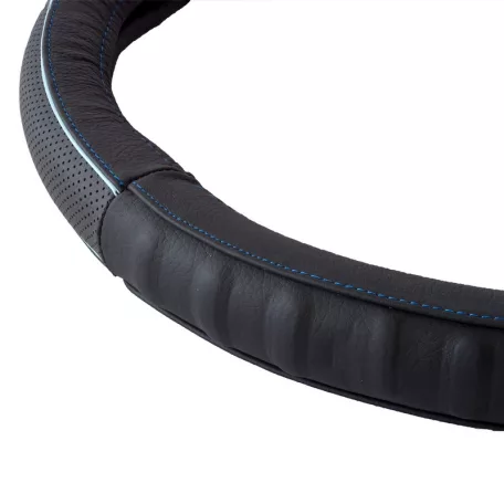 Volánvédő 37-39 cm, BŐR, fekete - 95040