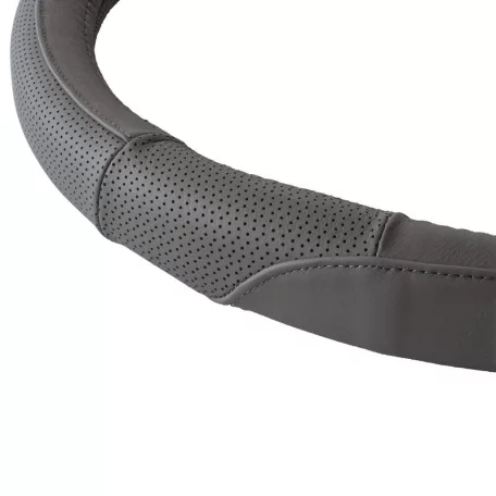 Volánvédő 37-39 cm, BŐR, szürke - 95064