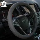 Volánvédő 37-39 cm, BŐR, szürke - 95064