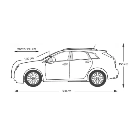 Autótakaró ponyva MPV/kombi, XL méret, tapadásmentes - 95163