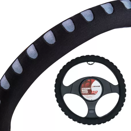 Volánvédő 37-39 cm, szivacsos, fekete-szürke - 95200