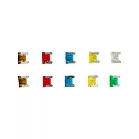 Biztosíték készlet, mikro késes, 10 db-os - 95255