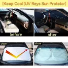 Napfényvédő szett 6 db-os S 142x67 cm - 95972