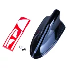 Cápauszony tetőantenna erősítővel, fekete - 96511