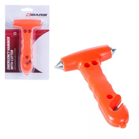 Biztonsági ablaktörő kalapács övvágóval - 96597