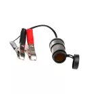 Szivargyújtó aljzat akkucsipesszel 12/24V - 96719