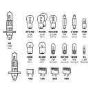 Izzókészlet H1 Premium Kit, 19 db-os - 96726