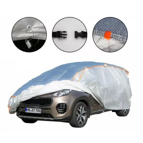 Autótakaró ponyva jégeső ellen SUV XL méret, pamut belsővel - 97341