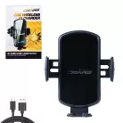 Vezeték nélküli telefontöltő és tartó Qi 12V - 98133