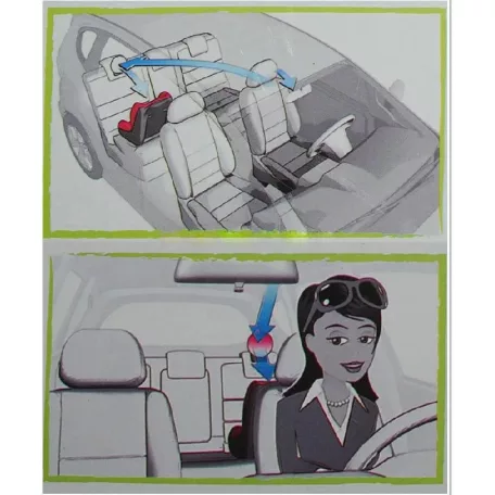 Babafigyelő tükör fejtámlára 17 cm - 98423