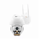 4DB Pro vison P22 Motoros Kültéri WIFI-s Onvif IP WIFI kamera full HD vezeték nélküli forgatható 360fok Távolról Vezérelhető 2 Antennás HD Kültéri Kamera 5mp-s mozgáskövetés, éjjellátó v380pro APP