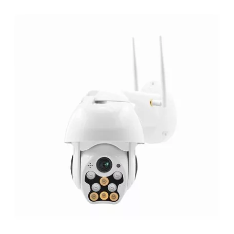 4DB Pro vison P22 Motoros Kültéri WIFI-s Onvif IP WIFI kamera full HD vezeték nélküli forgatható 360fok Távolról Vezérelhető 2 Antennás HD Kültéri Kamera 5mp-s mozgáskövetés, éjjellátó v380pro APP