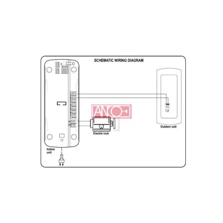 1 lakásos audio kaputelefon szett