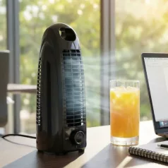   Opus 2 mini asztali ventilátor - 220-240V AC - 100 x 116 x 275 mm - fekete