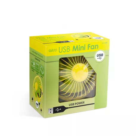 USB Mini Ventilátor - Citrom