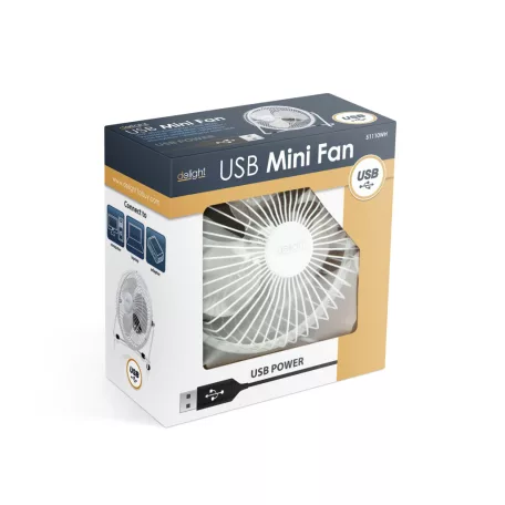 USB Mini Ventilátor - fehér