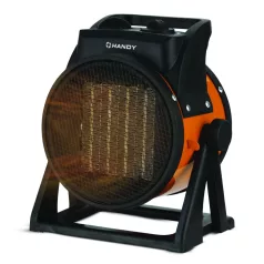 Műhely hősugárzó - PTC - 1000 / 2000W - narancs/fekete