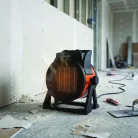 Műhely hősugárzó - PTC - 1000 / 2000W - narancs/fekete