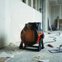 Műhely hősugárzó - PTC - 1000 / 2000W - narancs/fekete