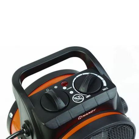 Műhely hősugárzó - PTC - 1000 / 2000W - narancs/fekete