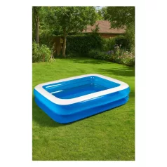   Jilong Sunclub 51257 felfújható gyerekmedence, 440 literes, 200 x 150 x 50 cm, 6 éves kortól