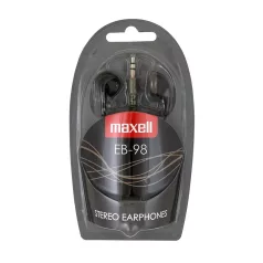 Maxell EB-98 fülhallgató - 3,5 mm jack - 120 cm - fekete