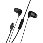 Maxell BASS13 vezetékes fülhallgató - fekete - USB-C (EB10)