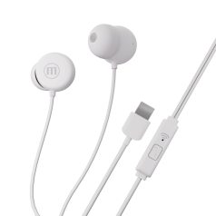 Maxell vezetékes fülhallgató - fehér - USB-C (INBAX)