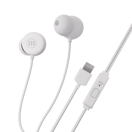 Maxell vezetékes fülhallgató - fehér - USB-C (INBAX)