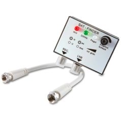 Satfinder LED-del és kábellel